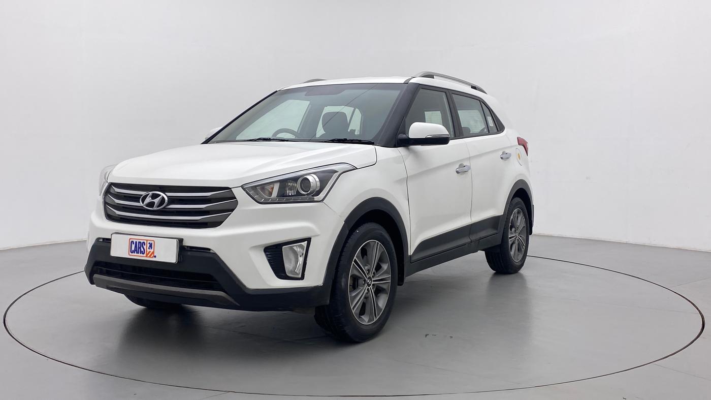 2017 Hyundai Creta SX PLUS AT 1.6 PETROL, Petrol, Automatic, 79,448 km, Left Front Diagonal
