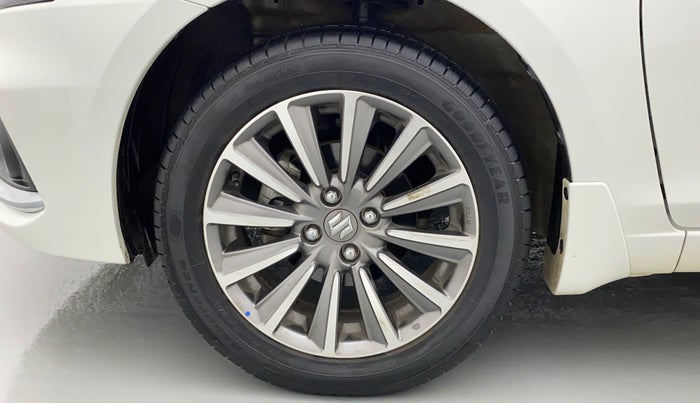 2022 Maruti Ciaz ALPHA  AT 1.5 SHVS PETROL, Petrol, Automatic, 7,536 km, Left Front Wheel