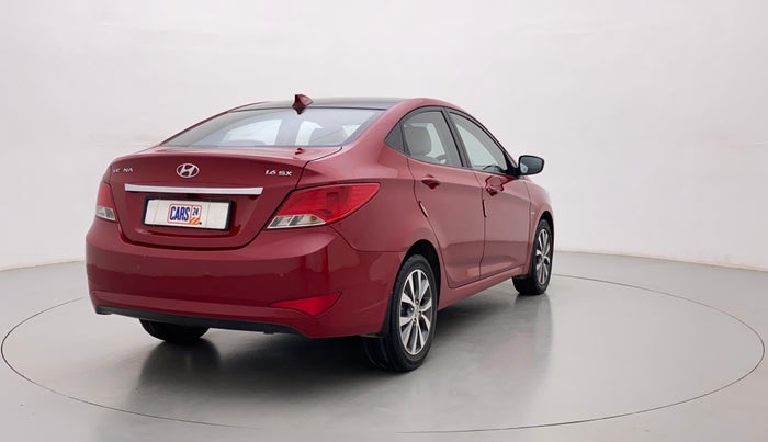 2016 Hyundai Verna FLUIDIC 4S 1.6 VTVT SX, Petrol, Manual, 64,164 km, Right Back Diagonal