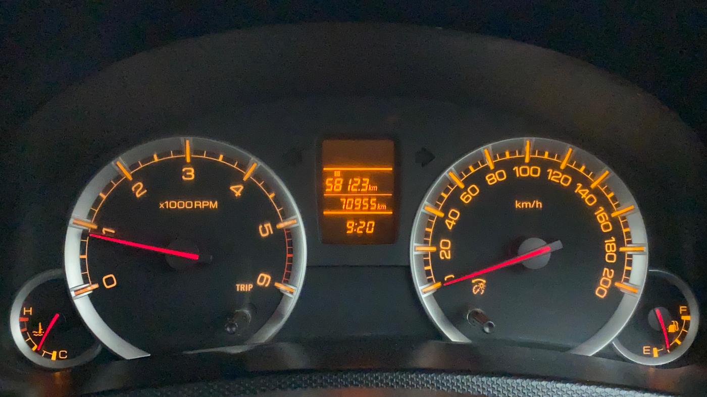 2012 Maruti Swift VDI, Diesel, Manual, 70,955 km, Odometer Image