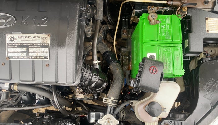 2016 Hyundai Grand i10 SPORTZ 1.2 KAPPA VTVT, CNG, Manual, 97,381 km, Engine View - Left