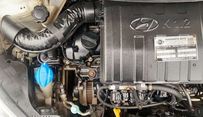 2016 Hyundai Grand i10 SPORTZ 1.2 KAPPA VTVT, CNG, Manual, 97,381 km, Engine View - Right