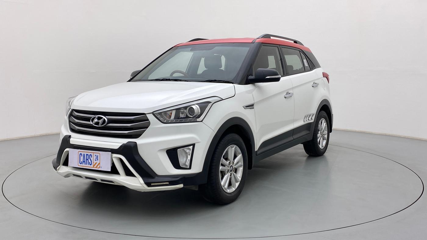 2016 Hyundai Creta 1.6 SX PLUS PETROL, Petrol, Manual, 20,142 km, Left Front Diagonal