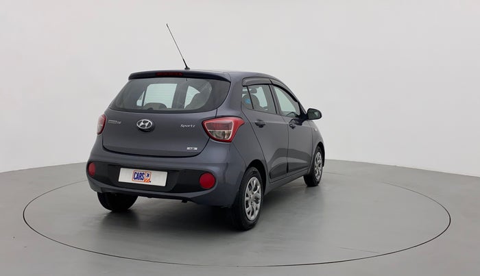 2017 Hyundai Grand i10 SPORTZ 1.2 KAPPA VTVT, Petrol, Manual, 57,258 km, Right Back Diagonal