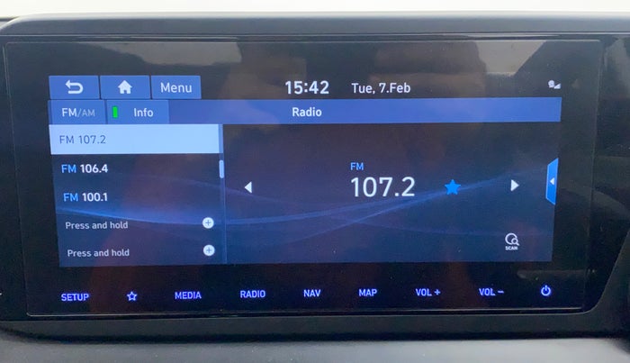2021 Hyundai NEW I20 Asta 1.0 GDI Turbo IMT, Petrol, Manual, 28,086 km, Infotainment System