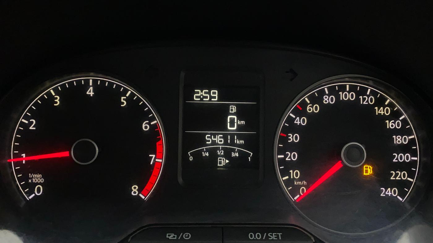 2019 Volkswagen Polo COMFORTLINE 1.0L MPI, Petrol, Manual, 54,826 km, Odometer Image