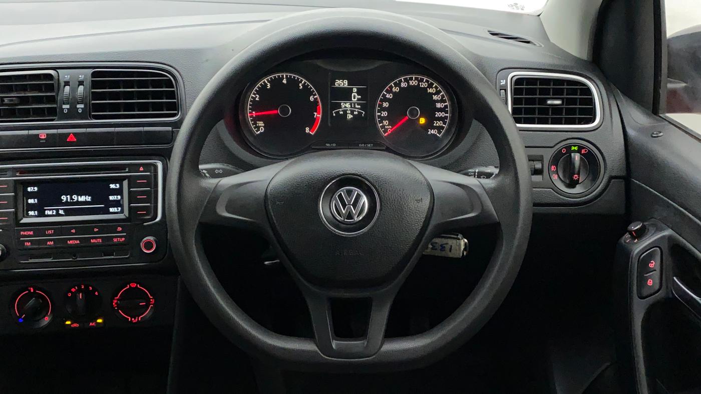 2019 Volkswagen Polo COMFORTLINE 1.0L MPI, Petrol, Manual, 54,826 km, Steering Wheel Close Up