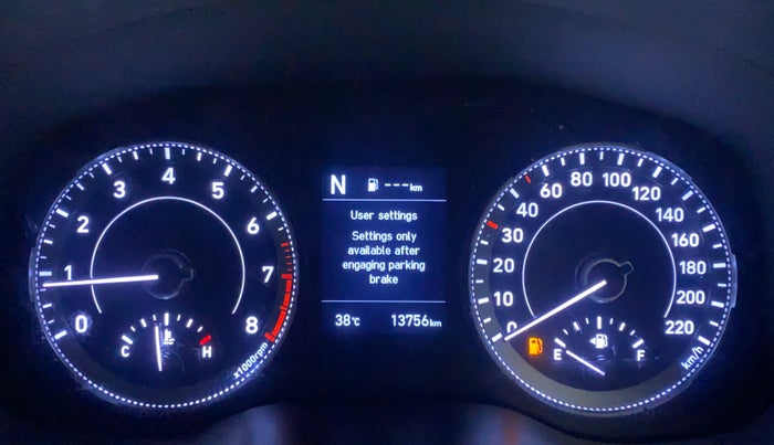 2021 Hyundai VENUE SX 1.0 TURBO IMT, Petrol, Manual, 13,756 km, Odometer Image