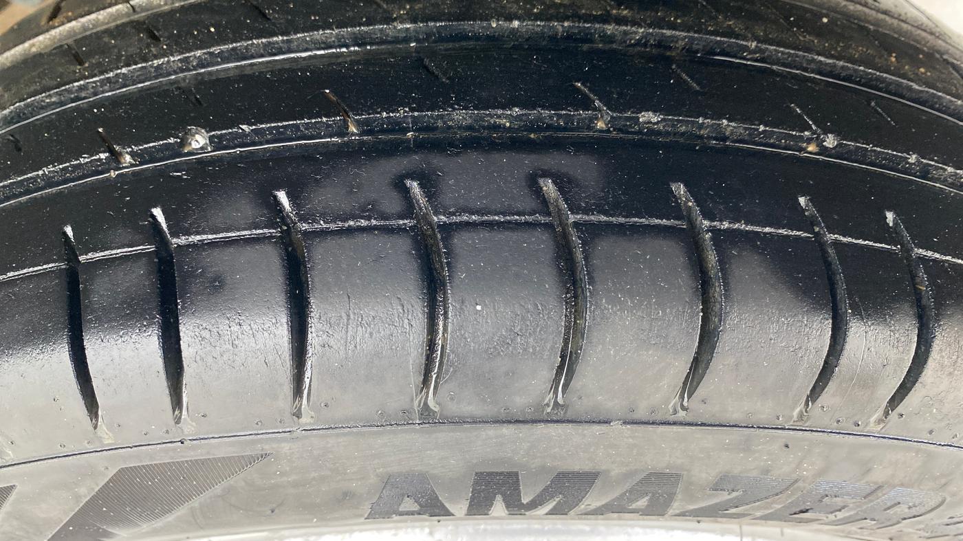 2014 Datsun Go T, Petrol, Manual, 56,119 km, Left Rear Tyre Tread