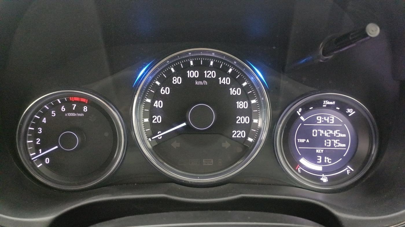 2018 Honda City 1.5L I-VTEC V MT, Petrol, Manual, 74,240 km, Odometer Image