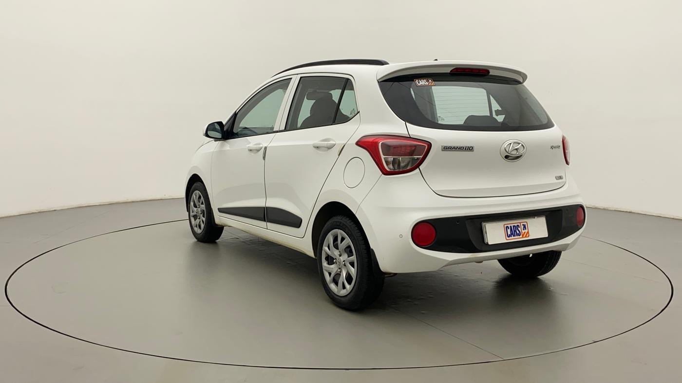 2019 Hyundai Grand i10 SPORTZ 1.2 KAPPA VTVT, Petrol, Manual, 26,498 km, Left Back Diagonal
