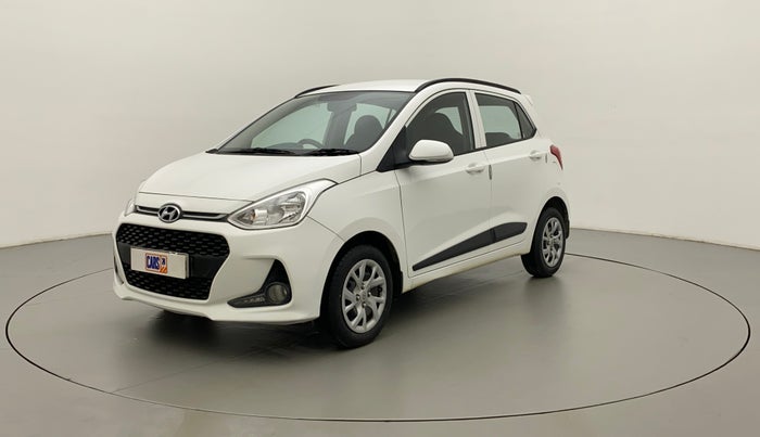 2019 Hyundai Grand i10 SPORTZ 1.2 KAPPA VTVT, Petrol, Manual, 26,498 km, Left Front Diagonal