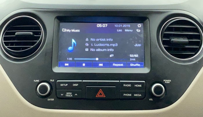 2019 Hyundai Grand i10 SPORTZ 1.2 KAPPA VTVT, Petrol, Manual, 26,498 km, Infotainment System