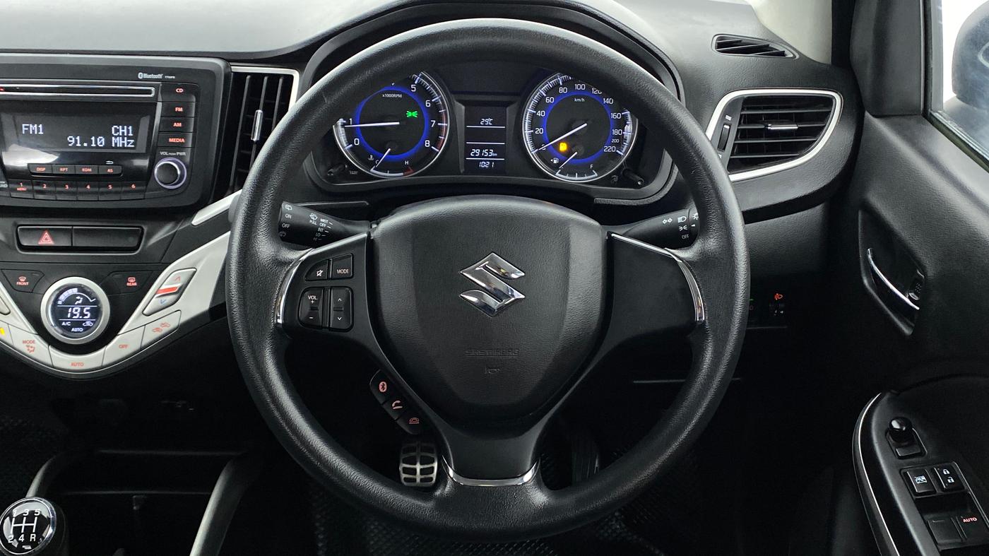 2018 Maruti Baleno DELTA 1.2 K12, Petrol, Manual, 29,199 km, Steering Wheel Close Up