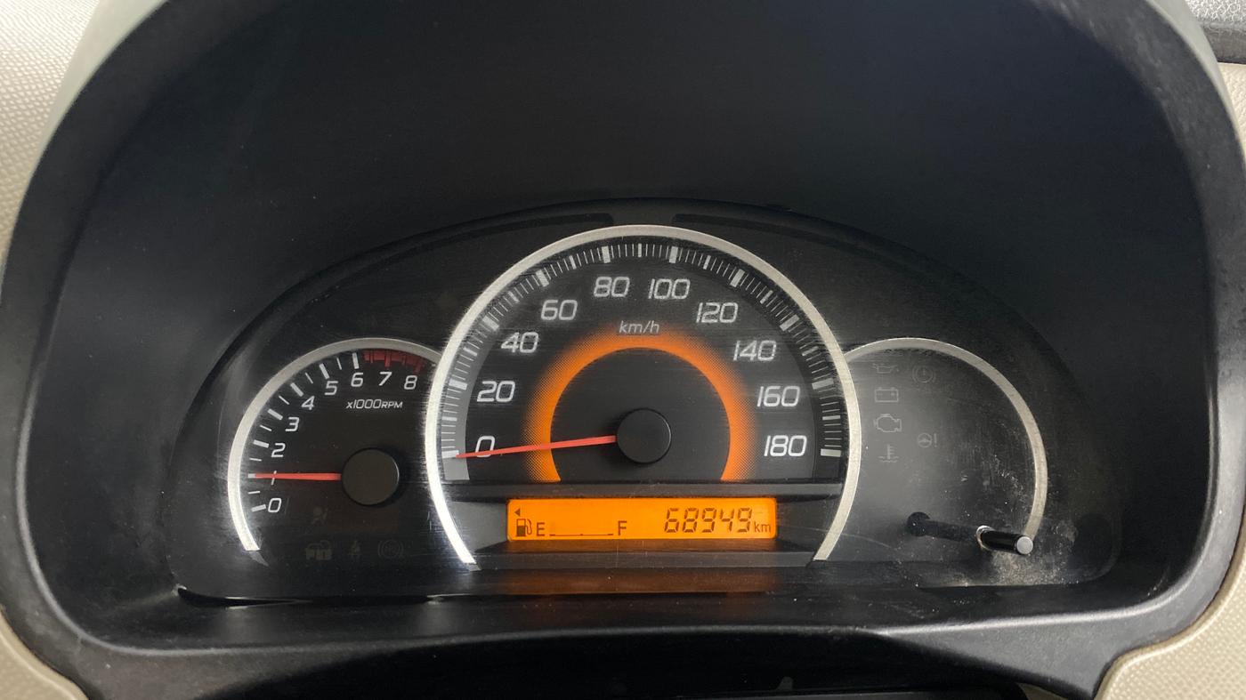 2014 Maruti Wagon R 1.0 VXI, Petrol, Manual, 68,936 km, Odometer Image