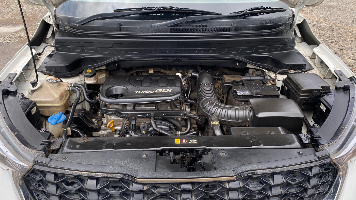 2023 KIA SONET HTX PLUS 1.0 IMT, Petrol, Manual, 65,615 km, Engine View