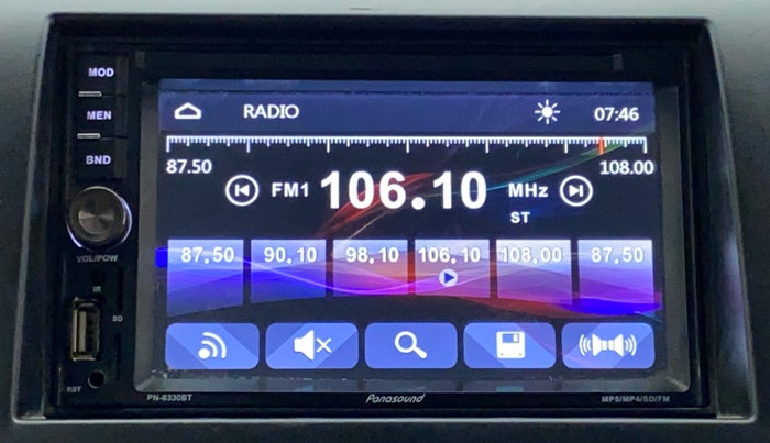 2018 Maruti Wagon R 1.0 LXI CNG, CNG, Manual, 63,646 km, Infotainment System