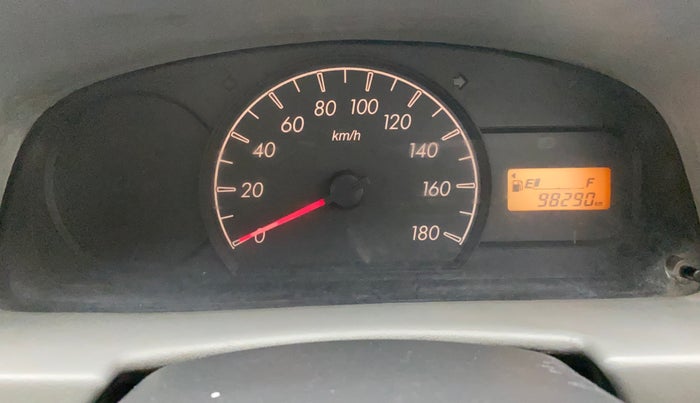 2010 Maruti Alto LXI, Petrol, Manual, 98,628 km, Odometer Image