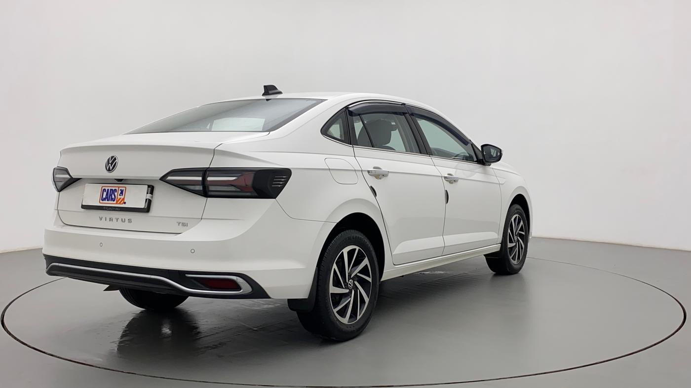 2022 Volkswagen VIRTUS TOPLINE TSI 1.0 MT, Petrol, Manual, 14,585 km, Right Back Diagonal