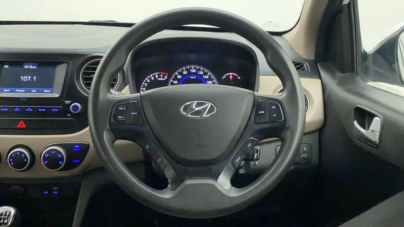 2018 Hyundai Grand i10 SPORTZ 1.2 KAPPA VTVT, Petrol, Manual, 59,392 km, Steering Wheel Close Up