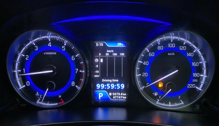 2018 Maruti Baleno ZETA CVT PETROL 1.2, Petrol, Automatic, 47,747 km, Odometer Image