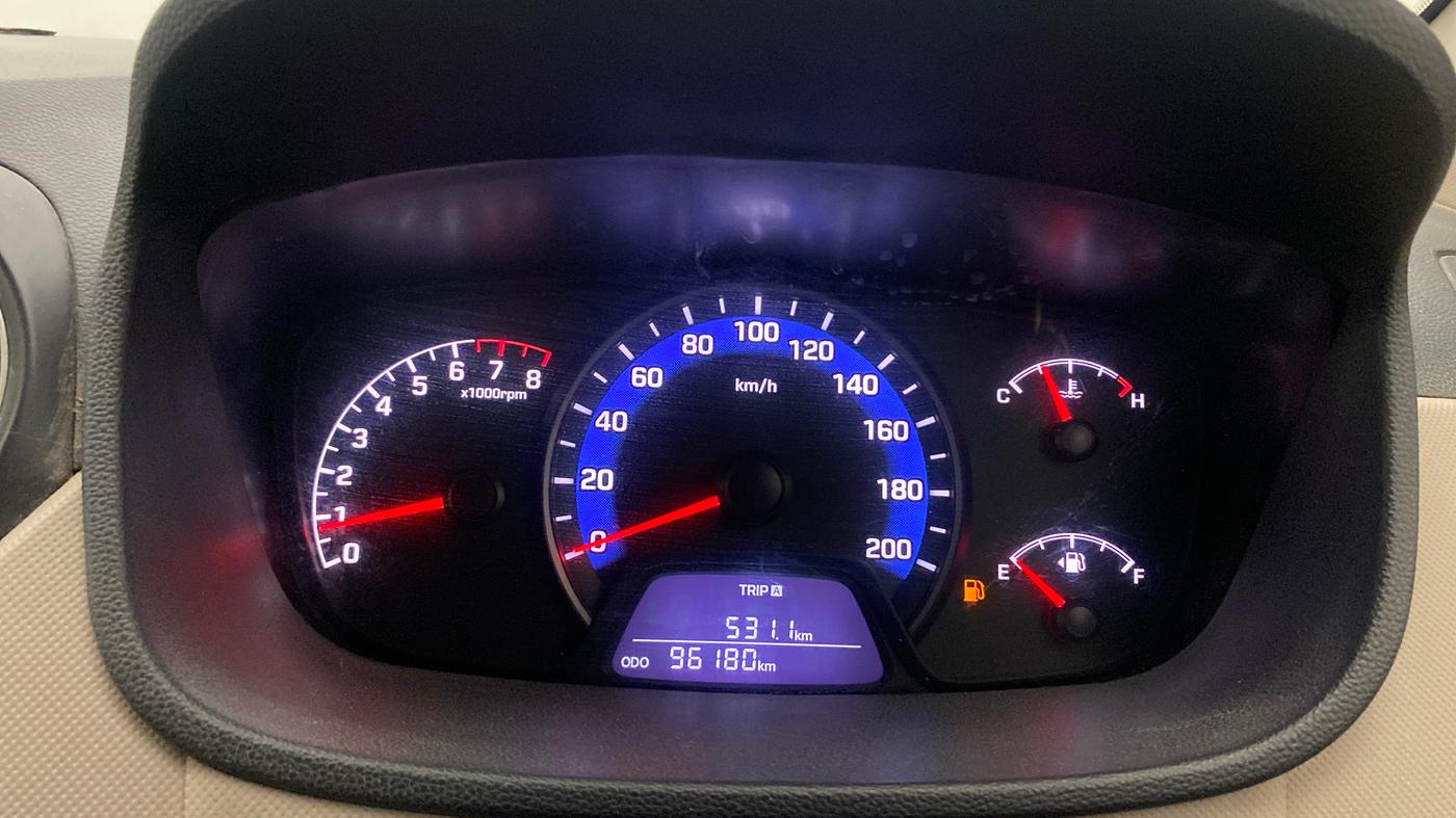 2016 Hyundai Xcent SX 1.2, Petrol, Manual, 96,117 km, Odometer Image