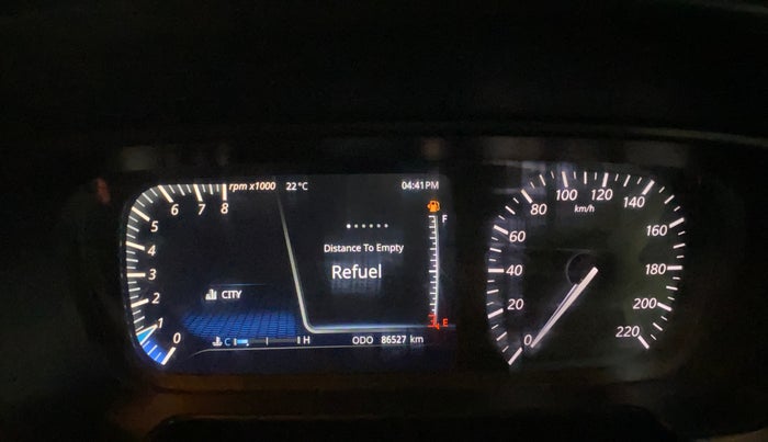 2021 Tata PUNCH CREATIVE  MT, Petrol, Manual, 86,516 km, Odometer Image