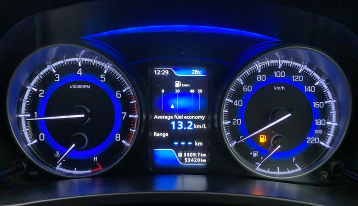 2016 Maruti Baleno ALPHA PETROL 1.2, Petrol, Manual, 53,420 km, Odometer Image