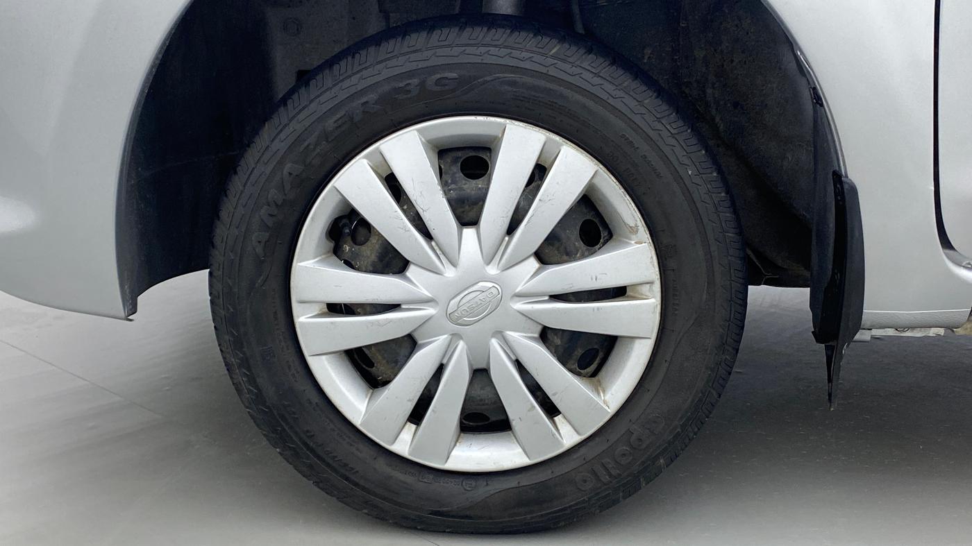 2018 Datsun Go Plus T, Petrol, Manual, 24,838 km, Left Front Wheel
