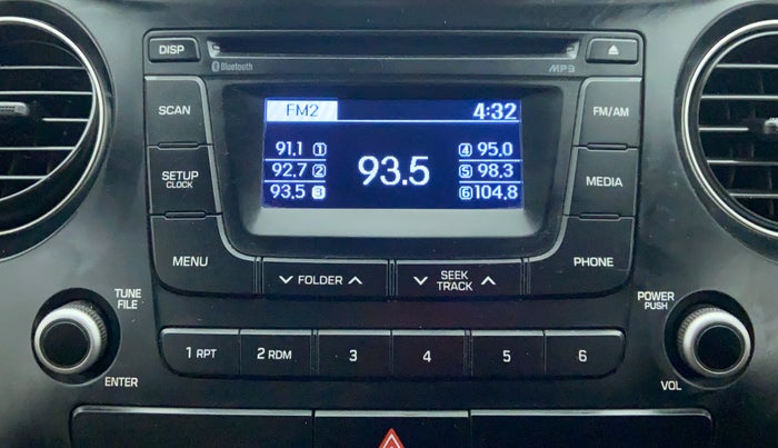 2015 Hyundai Xcent SX 1.2, CNG, Manual, 59,007 km, Infotainment System