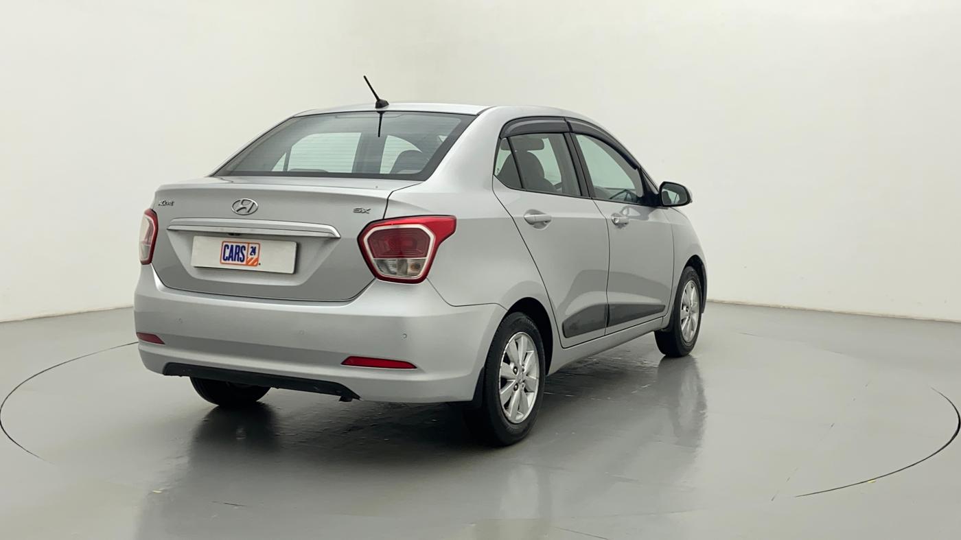 2015 Hyundai Xcent SX 1.2, CNG, Manual, 59,007 km, Right Back Diagonal