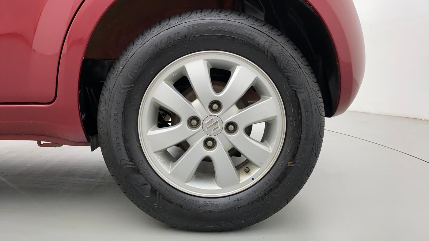 2013 Maruti Ritz ZXI, Petrol, Manual, 14,047 km, Left Rear Wheel