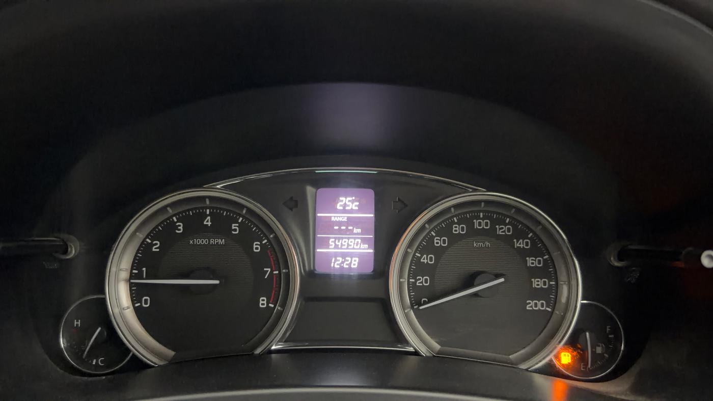2017 Maruti Ciaz SIGMA 1.4 MT PETROL, Petrol, Manual, 54,982 km, Odometer Image