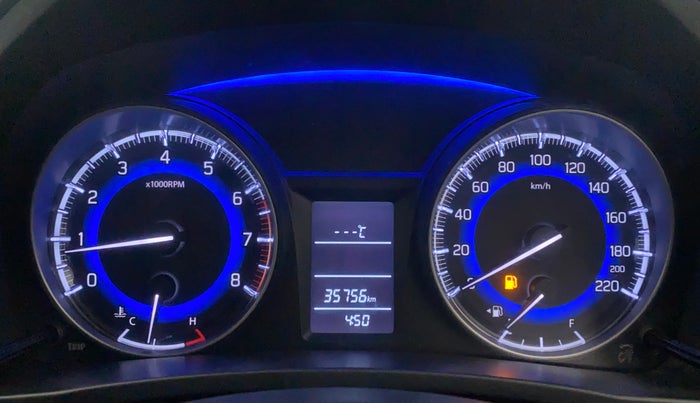2017 Maruti Baleno DELTA PETROL 1.2, Petrol, Manual, 35,708 km, Odometer Image