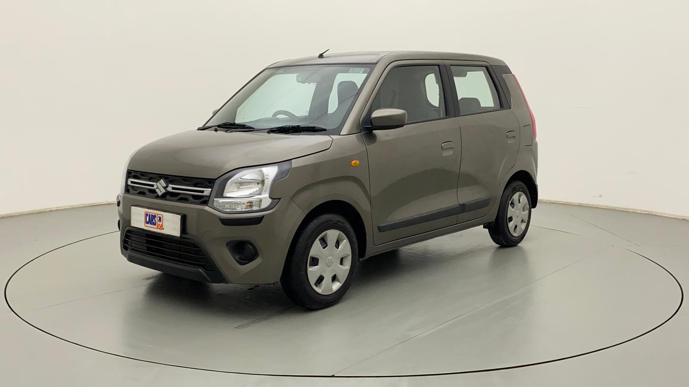 2019 Maruti New Wagon-R VXI 1.2 AMT, Petrol, Automatic, 12,716 km, Left Front Diagonal