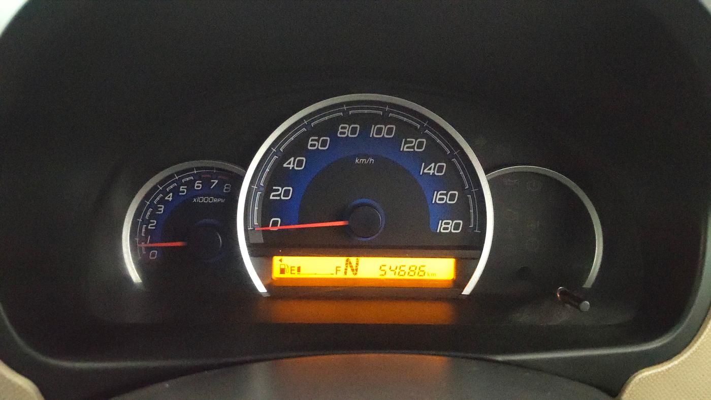 2018 Maruti Wagon R 1.0 VXI (O) AMT, Petrol, Automatic, 54,686 km, Odometer Image