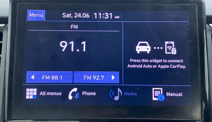 2021 Hyundai Verna SX 1.5 VTVT IVT, Petrol, Automatic, 37,842 km, Touchscreen Infotainment System