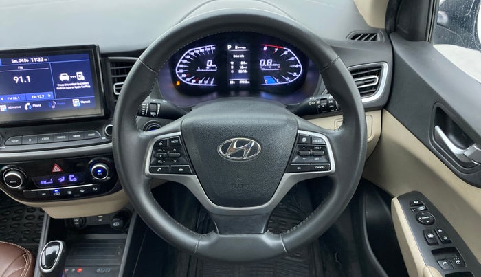 2021 Hyundai Verna SX 1.5 VTVT IVT, Petrol, Automatic, 37,842 km, Steering Wheel Close Up