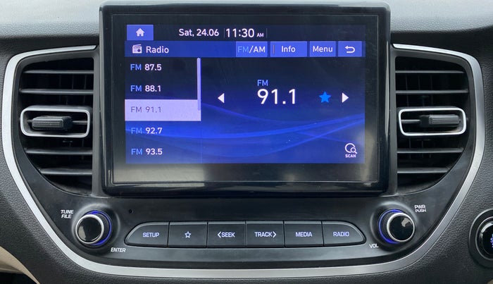 2021 Hyundai Verna SX 1.5 VTVT IVT, Petrol, Automatic, 37,842 km, Infotainment System