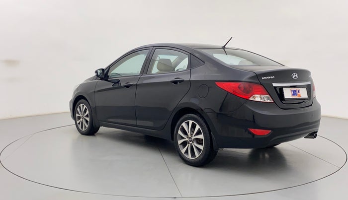 2014 Hyundai Verna FLUIDIC 1.6 SX CRDI, Diesel, Manual, 73,028 km, Left Back Diagonal (45- Degree) View
