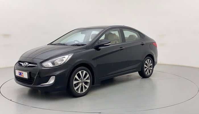 2014 Hyundai Verna FLUIDIC 1.6 SX CRDI, Diesel, Manual, 73,028 km, Left Front Diagonal (45- Degree) View