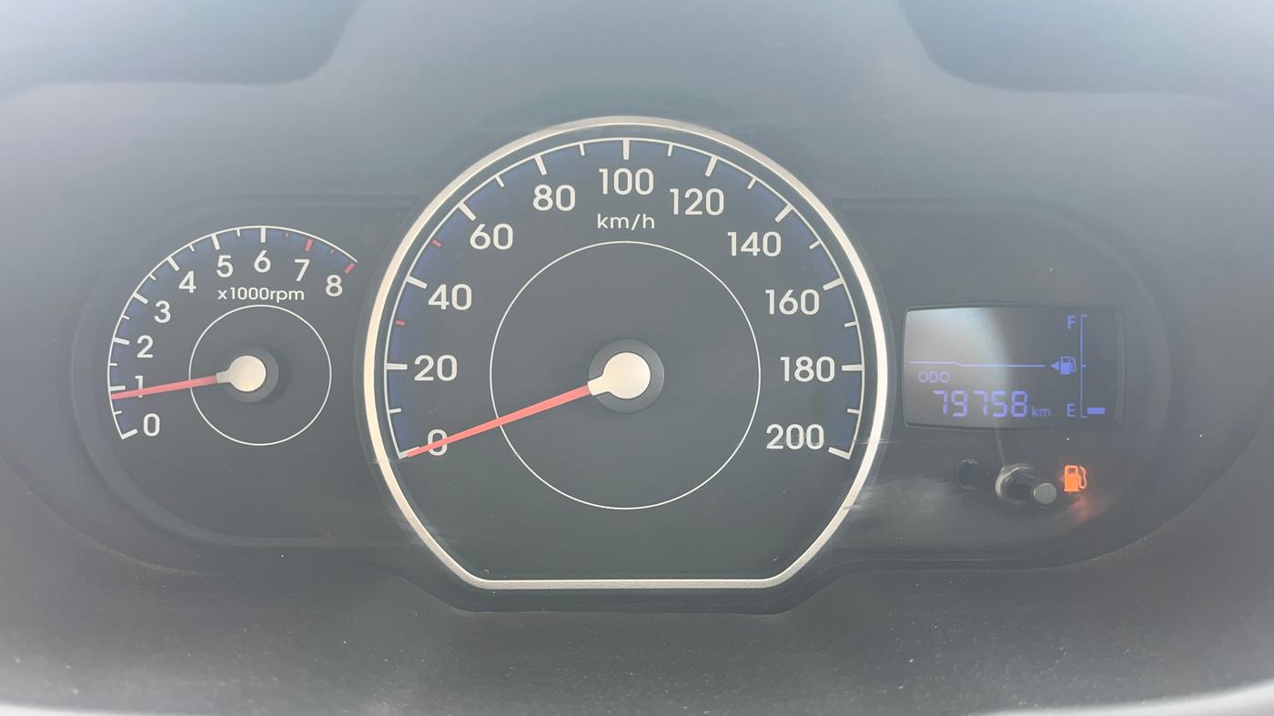 2012 Hyundai i10 MAGNA 1.2, Petrol, Manual, 79,706 km, Odometer Image