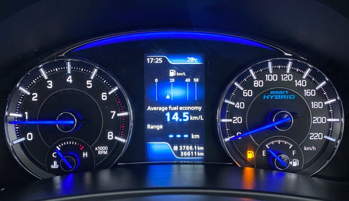 2018 Maruti Ciaz ALPHA 1.5 SHVS PETROL, Petrol, Manual, 36,809 km, Odometer Image