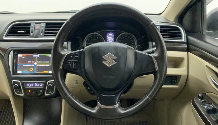 2017 Maruti Ciaz ALPHA 1.4 PETROL, Petrol, Manual, 43,878 km, Steering Wheel Close Up