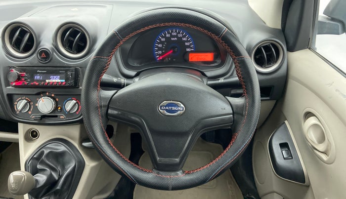 2016 Datsun Go T, Petrol, Manual, 83,058 km, Steering Wheel Close Up