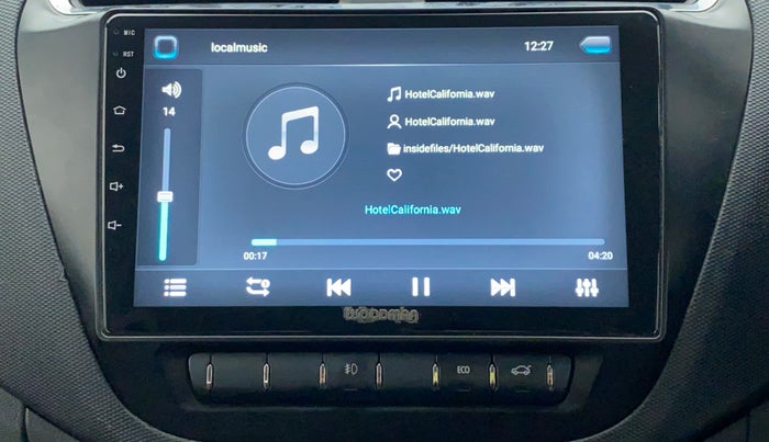 2017 Tata TIGOR XZ 1.2 REVOTRON OPT, Petrol, Manual, 65,047 km, Infotainment System