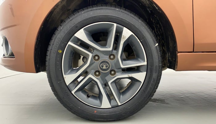 2017 Tata TIGOR XZ 1.2 REVOTRON OPT, Petrol, Manual, 65,047 km, Left Front Wheel
