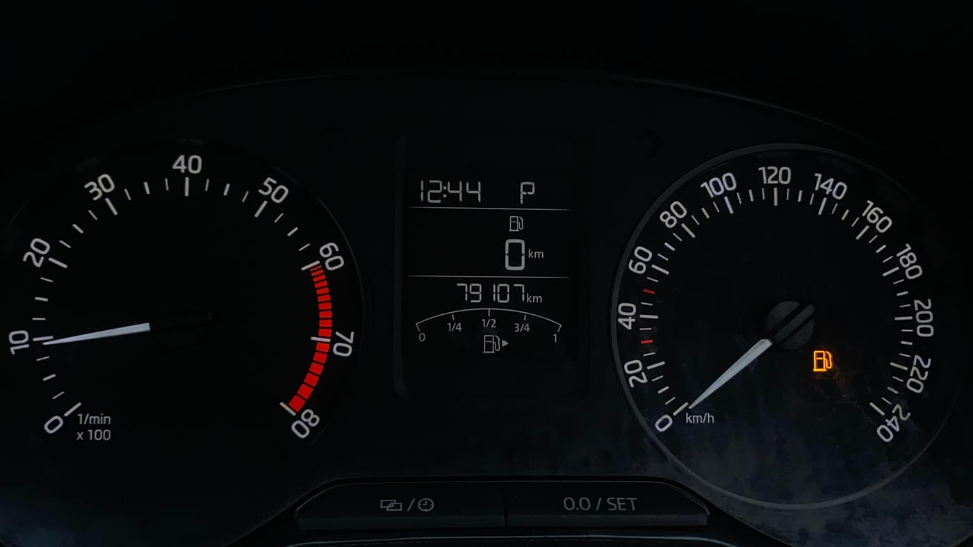 2019 Skoda Rapid STYLE 1.6 MPI AT, Petrol, Automatic, 79,104 km, Odometer Image
