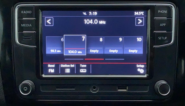 2020 Volkswagen Polo 1.0 GT TSI AT, Petrol, Automatic, 39,632 km, Infotainment System