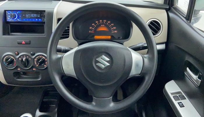2013 Maruti Wagon R 1.0 LXI, Petrol, Manual, 13,989 km, Steering Wheel Close-up